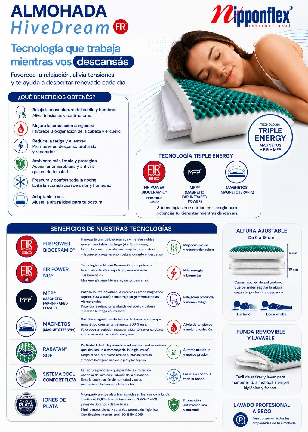 Almohada HiveDream FIR